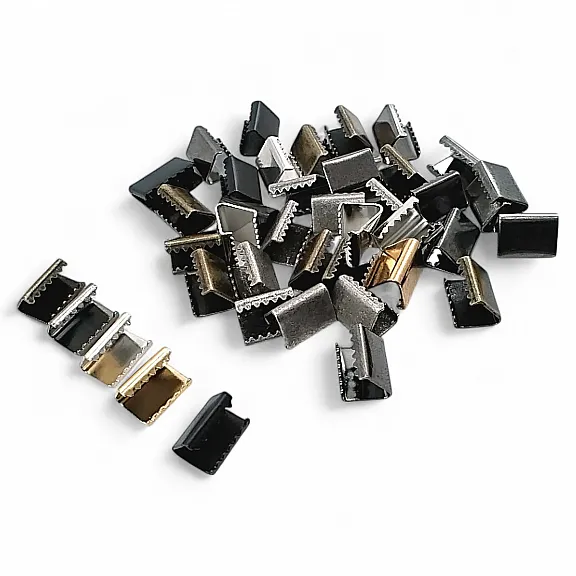 Kıstırma Bağucu 10 mm x 8 mm - Açık Kenarlı Kıstırma Bağ ucu Pirinç DGK0010