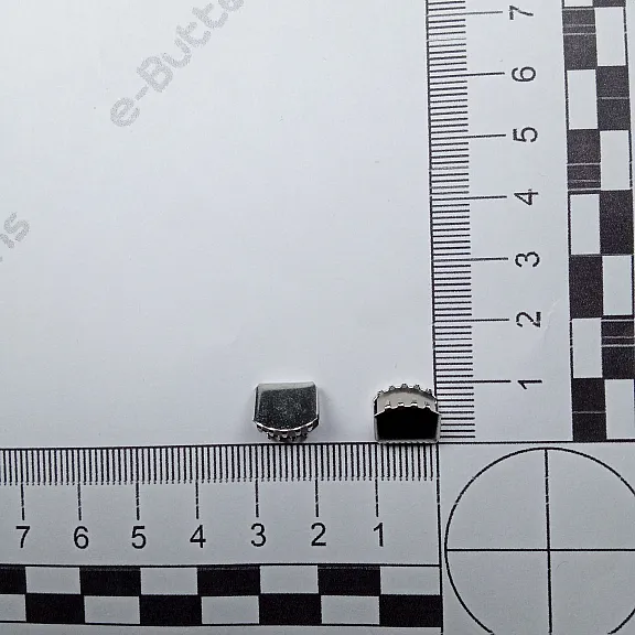 Kıstırma Bağucu 10.4 mm x 9.2 mm - Kapalı Kenarlı Kıstırma Bağ Ucu Pirinç DGK00105SK