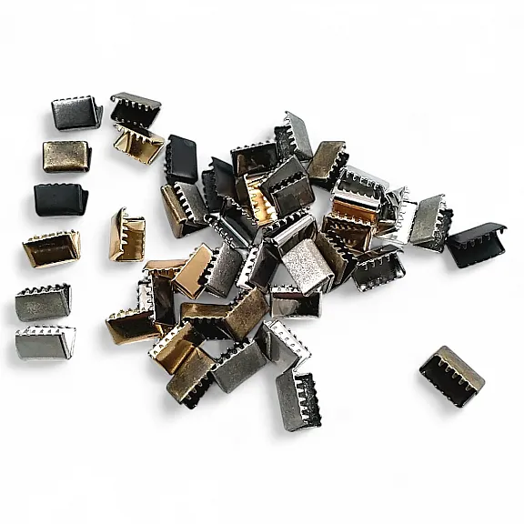Kıstırma Bağucu 13 mm x 8.4 mm - Kapalı Kenarlı Kıstırma Bağ Ucu Pirinç DGK0013K