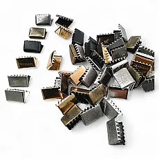 Kıstırma Bağucu 13 mm x 8.4 mm - Kapalı Kenarlı Kıstırma Bağ Ucu Pirinç DGK0013K