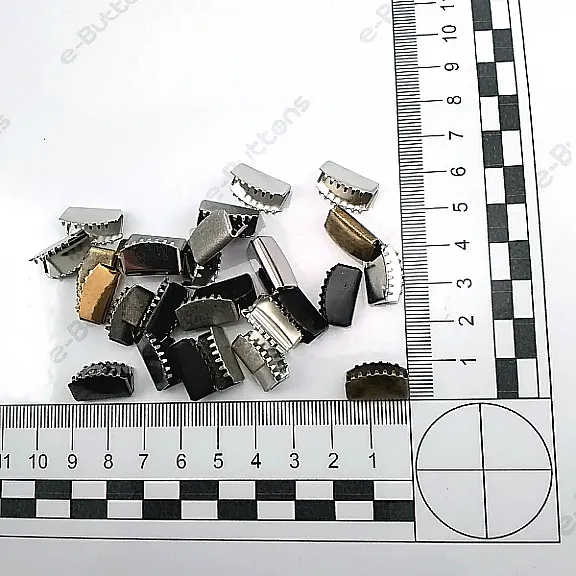 Bağucu Kıstırma 15.5 mm x 9 mm - Pirinç Kapalı Kenarlı Kıstırma Bağ Ucu DGK0015SK