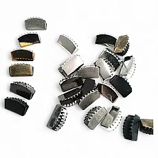 Bağucu Kıstırma 15.5 mm x 9 mm - Pirinç Kapalı Kenarlı Kıstırma Bağ Ucu DGK0015SK