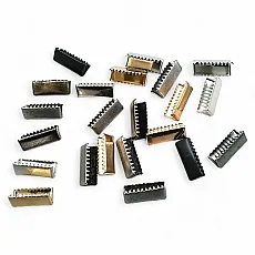 Kıstırma Bağucu 21 mm x 8.4  mm - Kapalı Kenarlı Kıstırma Bağ Ucu Pirinç DGK0020K