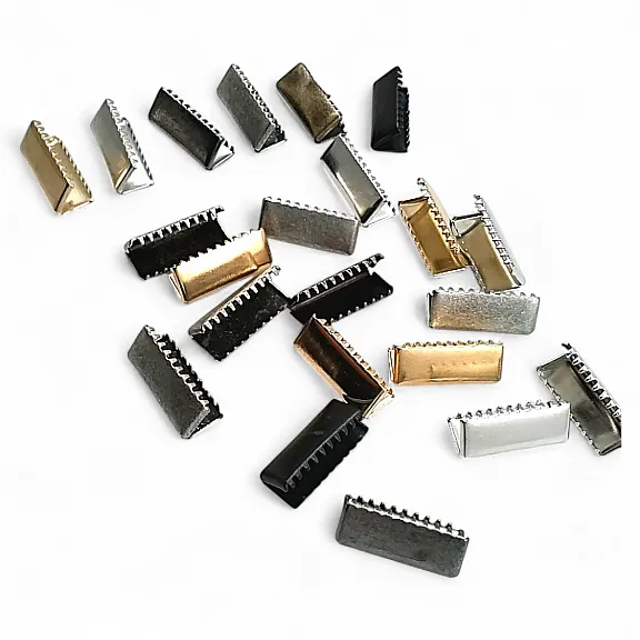 Kıstırma Bağucu 21 mm x 8.4  mm - Kapalı Kenarlı Kıstırma Bağ Ucu Pirinç DGK0020K