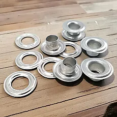 Aluminium Eyelet 9 mm 0.35" - No 24 Tent and Tarpaulin Eyelet DT00024