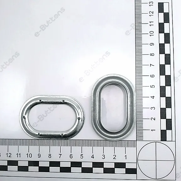 Galvanized Oval Eyelet 42 mm x 23 mm Inner Diameter DT00066VL