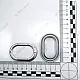 Galvanized Oval Eyelet 42 mm x 23 mm Inner Diameter DT00066VL