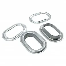 Galvanized Oval Eyelet 42 mm x 23 mm Inner Diameter DT00066VL