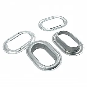 Galvanized Oval Eyelet 42 mm x 23 mm Inner Diameter DT00066VL