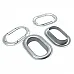 Galvanized Oval Eyelet 42 mm x 23 mm Inner Diameter DT00066VL