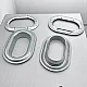 Galvanized Oval Eyelet 42 mm x 23 mm Inner Diameter DT00066VL