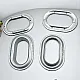 Galvanized Oval Eyelet 42 mm x 23 mm Inner Diameter DT00066VL