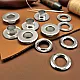 Flat Eyelet Wide 1/4"  Brass 6,2 mm (500 Pcs/Pack) ERDG0004PR