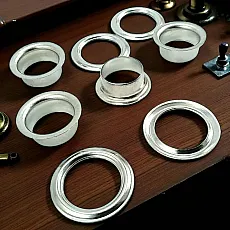 Flat Eyelet 39/64"  Brass 15,5 mm Narrow ERD0028PRDAR