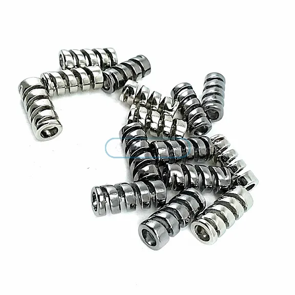 Cord End Metal Spring Design Diameter 4.8 mm B0007 Cord End Metal Spring Design Diameter 4.8 mm B0007