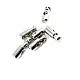 Sade Tasarımlı Metal Stoper 20 mm boylu 6 mm delikli B0014 Sade Tasarımlı Metal Stoper 20 mm boylu 6 mm delikli B0014