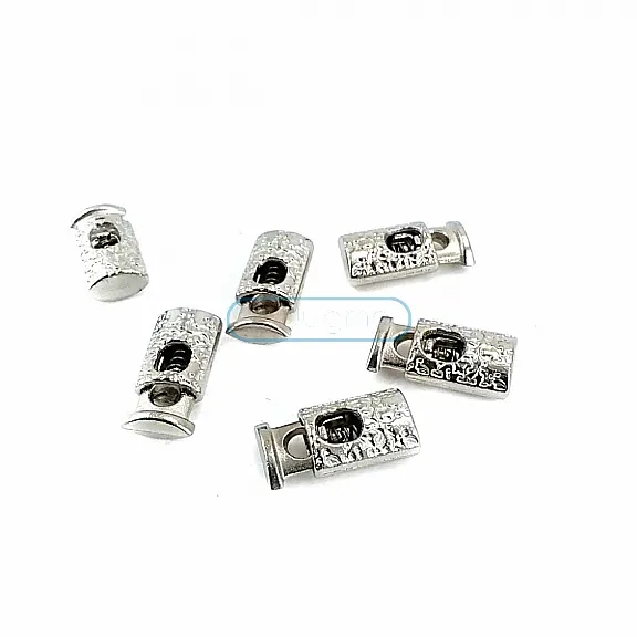 Tek Delikli Desenli  Metal Stoper 19 mm boylu 4 mm delik çaplı  B0023