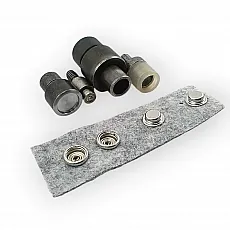 Snap Button Mounting Dies Italian Style Deluxe 1200 Series KLP01200DLX