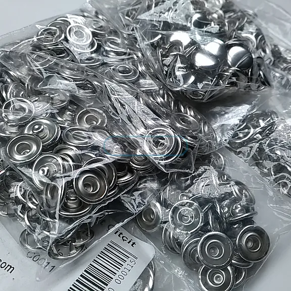10,5 mm Paslanmaz Kapaklı Klikıt Çıtçıt C0011