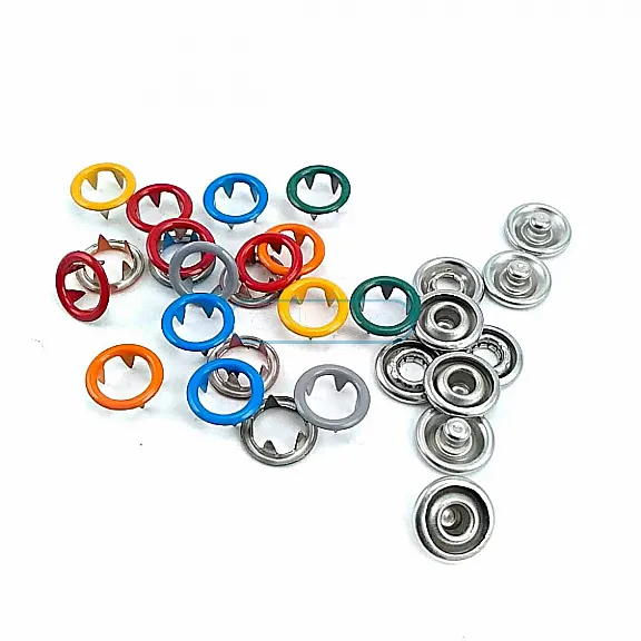 9,5 mm Renkli Delikli Klikıt Çıtçıt C0012
