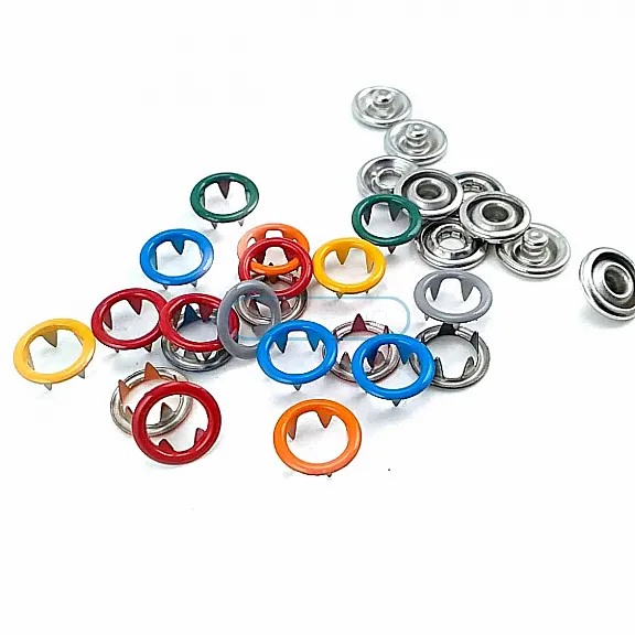9,5 mm Renkli Delikli Klikıt Çıtçıt C0012