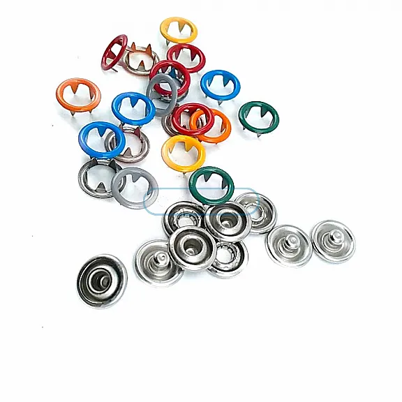 9,5 mm Renkli Delikli Klikıt Çıtçıt C0012