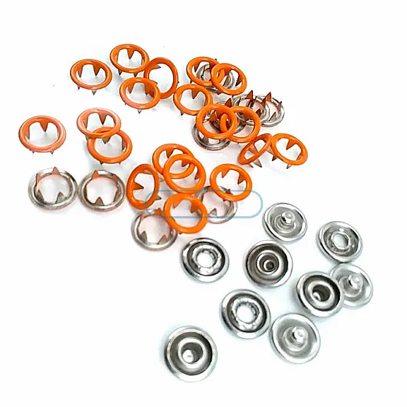 9,5 mm Renkli Delikli Klikıt Çıtçıt C0012
