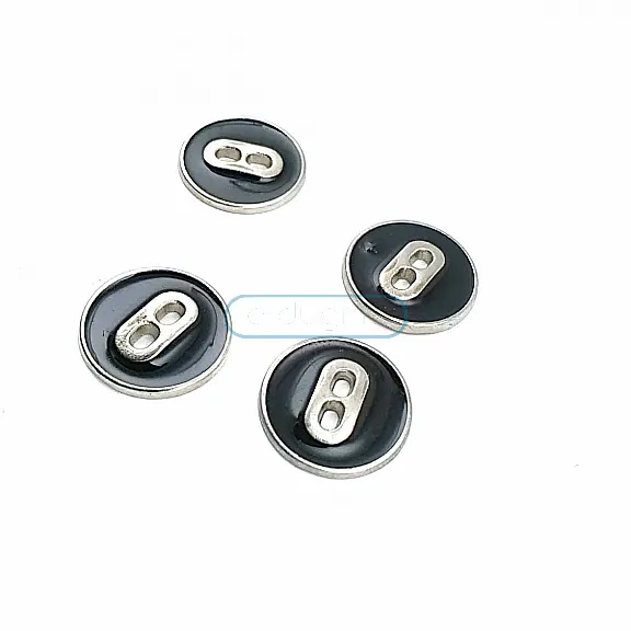 Mineli İki Delikli Sade Düğme 17 mm - 27 Boy D 0021