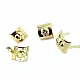 17 x 17.50 mm Skull Patterned Metal Bow F0007