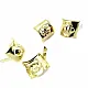 17 x 17.50 mm Skull Patterned Metal Bow F0007
