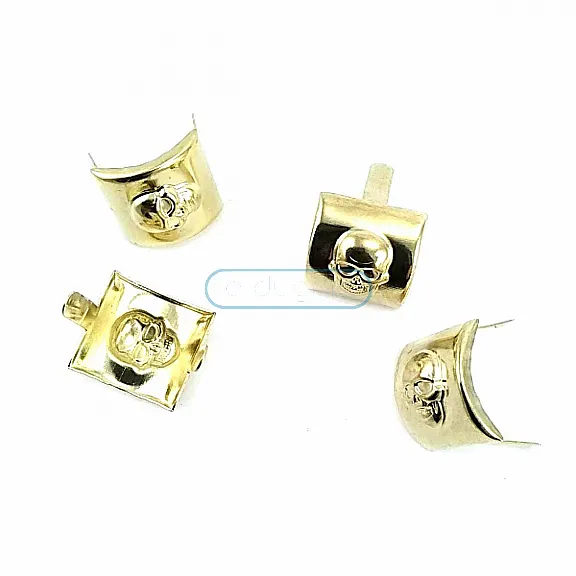 17 x 17.50 mm Skull Patterned Metal Bow F0007