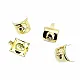 17 x 17.50 mm Skull Patterned Metal Bow F0007