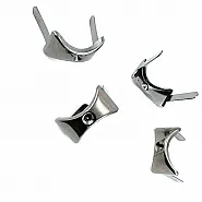 17.5 x 10 mm Taş Delikli Oval Metal Fiyonk ( 250 Ad/Paket) F0011