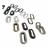 2,5 cm Oval Eyelet Brass Metal K0012