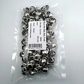 Prong Stud 12. 50 mm Six Legged Metal Trok (250 pcs / Package) TR0021PK