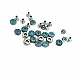 Rhinestone Blue Design Rivet 10 mm 16 L R0015