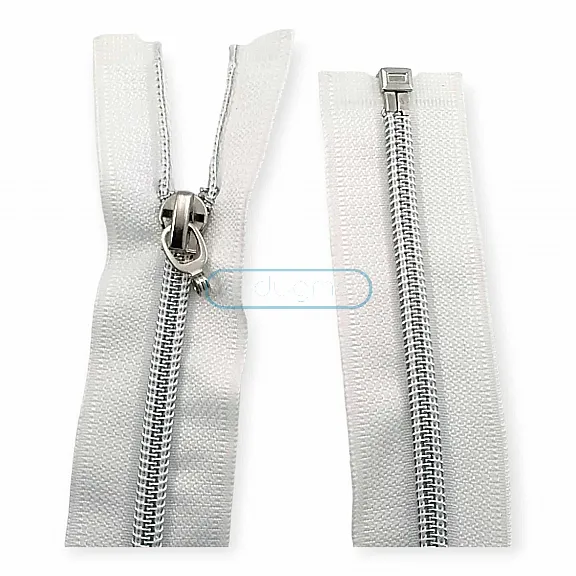 40 cm Tip 10 Naylon Fermuar Metalik Diş Rengi Açık Uçlu - Separe ZPSM0040T10 40 cm Tip 10 Naylon Fermuar Metalik Diş Rengi Açık Uçlu - Separe ZPSM0040T10