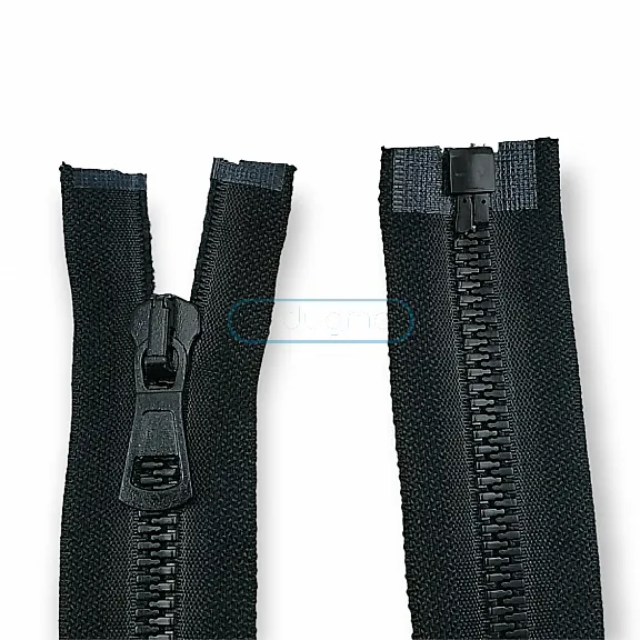 Molded Zipper 85 cm, 33,47" #9 Metal Teeth Imatation Open End - Separe ZPK0085T9MG Molded Zipper 85 cm, 33,47" #9 Metal Teeth Imatation Open End - Separe ZPK0085T9MG