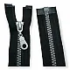 80 cm #5 31,50" Molded Plastic Jacket Zipper Metalized Teeth Open End Separated ZPK0080T5K 80 cm #5 31,50" Molded Plastic Jacket Zipper Metalized Teeth Open End Separated ZPK0080T5K