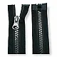 80 cm #5 31,50" Molded Plastic Jacket Zipper Metalized Teeth Open End Separated ZPK0080T5K 80 cm #5 31,50" Molded Plastic Jacket Zipper Metalized Teeth Open End Separated ZPK0080T5K