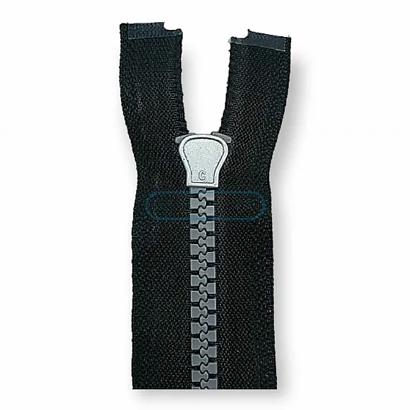 80 cm #5 31,50" Molded Plastic Jacket Zipper Metalized Teeth Open End Separated ZPK0080T5K 80 cm #5 31,50" Molded Plastic Jacket Zipper Metalized Teeth Open End Separated ZPK0080T5K