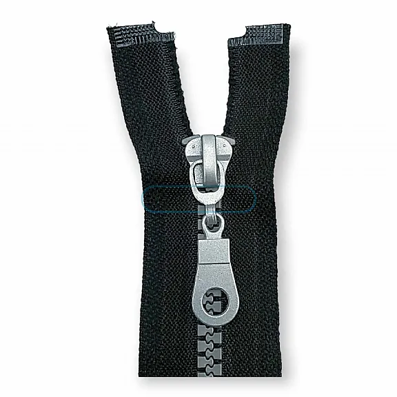 80 cm #5 31,50" Molded Plastic Jacket Zipper Metalized Teeth Open End Separated ZPK0080T5K 80 cm #5 31,50" Molded Plastic Jacket Zipper Metalized Teeth Open End Separated ZPK0080T5K