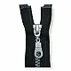 80 cm #5 31,50" Molded Plastic Jacket Zipper Metalized Teeth Open End Separated ZPK0080T5K 80 cm #5 31,50" Molded Plastic Jacket Zipper Metalized Teeth Open End Separated ZPK0080T5K