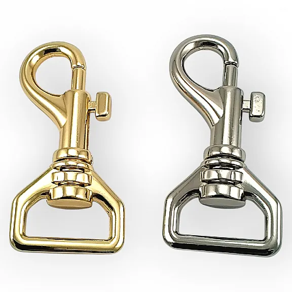 2.5 cm 0.98" Collar Hook - Sailor Hook - Spring Swivel Hook Special Metal Plating GZ0025TS