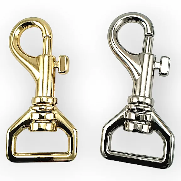 2.5 cm 0.98" Collar Hook - Sailor Hook - Spring Swivel Hook Special Metal Plating GZ0025TS