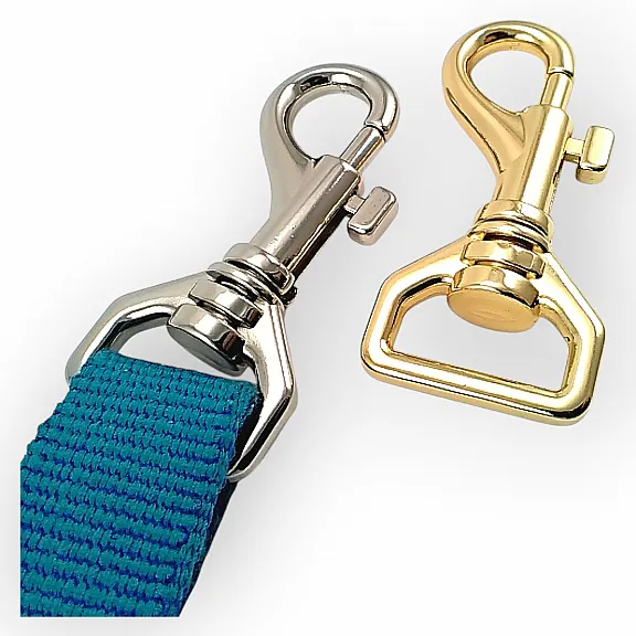 2.5 cm 0.98" Collar Hook - Sailor Hook - Spring Swivel Hook Special Metal Plating GZ0025TS
