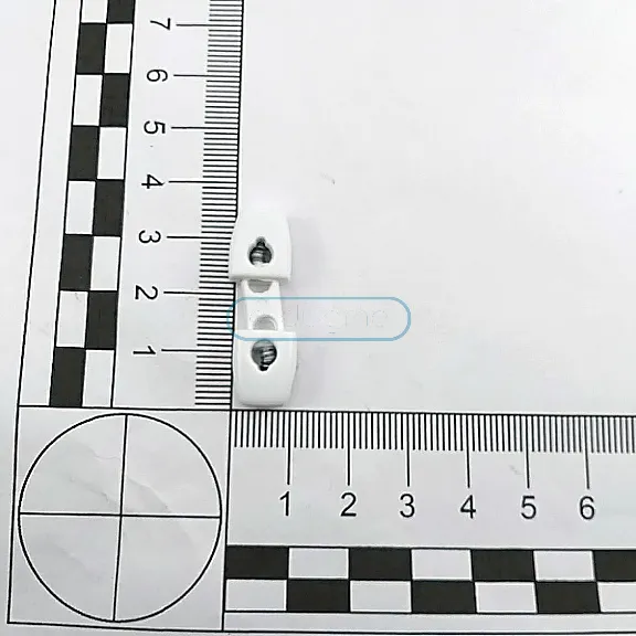 Two Hole Plastic Stopper 4 mm Hole Diameter Top - Bottom Press - Special Model H002917
