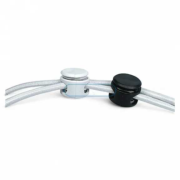 Plastic Stopper Two Hole 6 mm Hole Diameter Mine Stopper - Top Press H005045