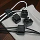 Two Hole Plastic Stopper 5 mm Hole Diameter Top Press Stopper H008505
