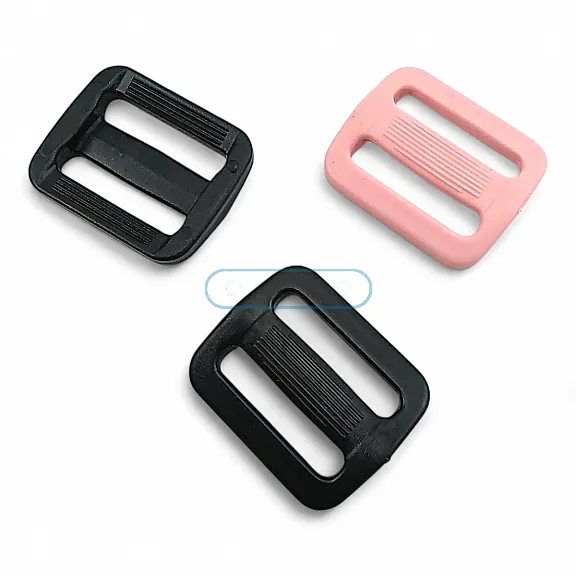 Strap Adjustment Buckle 2.5 cm - 1" Plastic Lightweight Center Curved H002822
